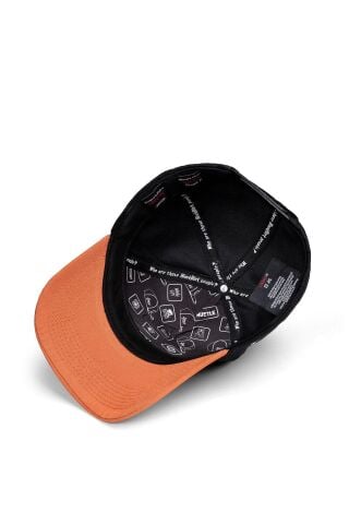 Ayı Logolu Kiremit-Siyah Beyzbol Şapka