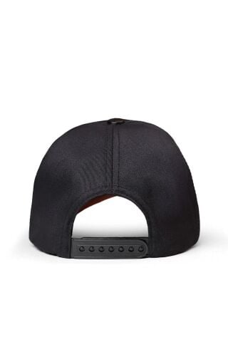 Kurt Logolu Kiremit-Siyah Beyzbol Şapka