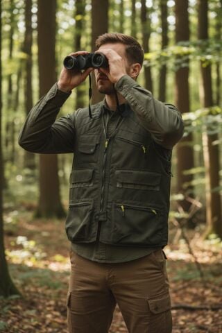 Hunthink Premium Haki Avcı Yeleği