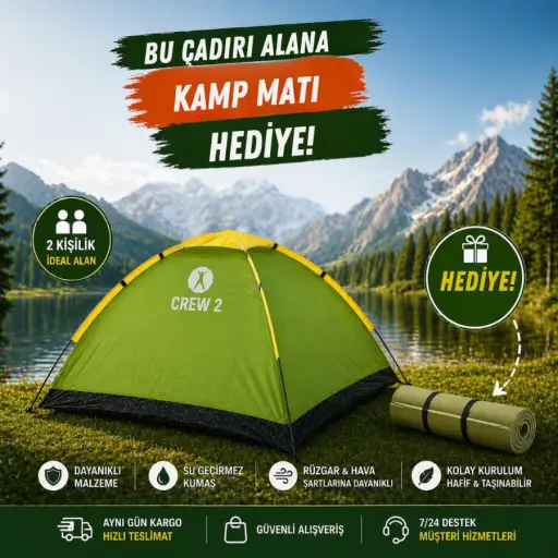 Çadır Alana Kamp Matı Hediye!